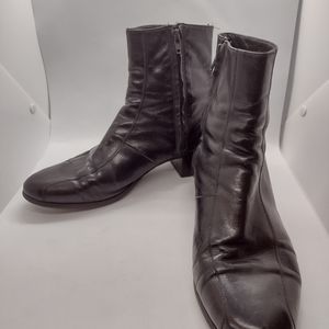 Florsheim men's Duke black leather dress boots